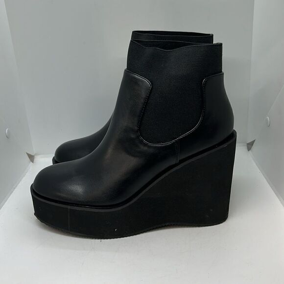 SHOE DAZZLE ARABELLA WEDGE BOOT WOMENS FTL-09-191 - Picture 3 of 8